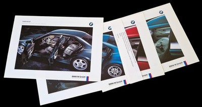 BMW 3er E36 INDIVIDUAL Design Ausstattungen Prospekt Brochure Sheets AV