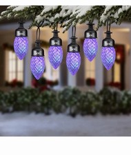 Gemmy Northern Sky Diamond Sparkle Multicolor LED String Light 10 Count - 10.5'