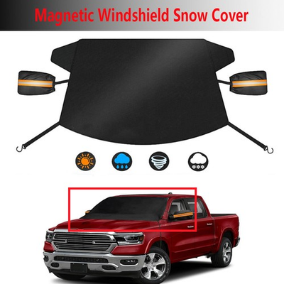 #ad 600D Heavy Duty Car Windshield With Side Mirror Cover For For Hyundai 70x50inch $28.99