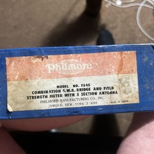 Vintage Philmore Combination S.W.R. Bridge & Field Strength Meter Model FS45