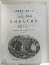1787 FRANCIS GROSE SUPPLEMENT TO ANTIQUITIES OF ENGLAND & WALES 3 PLATES