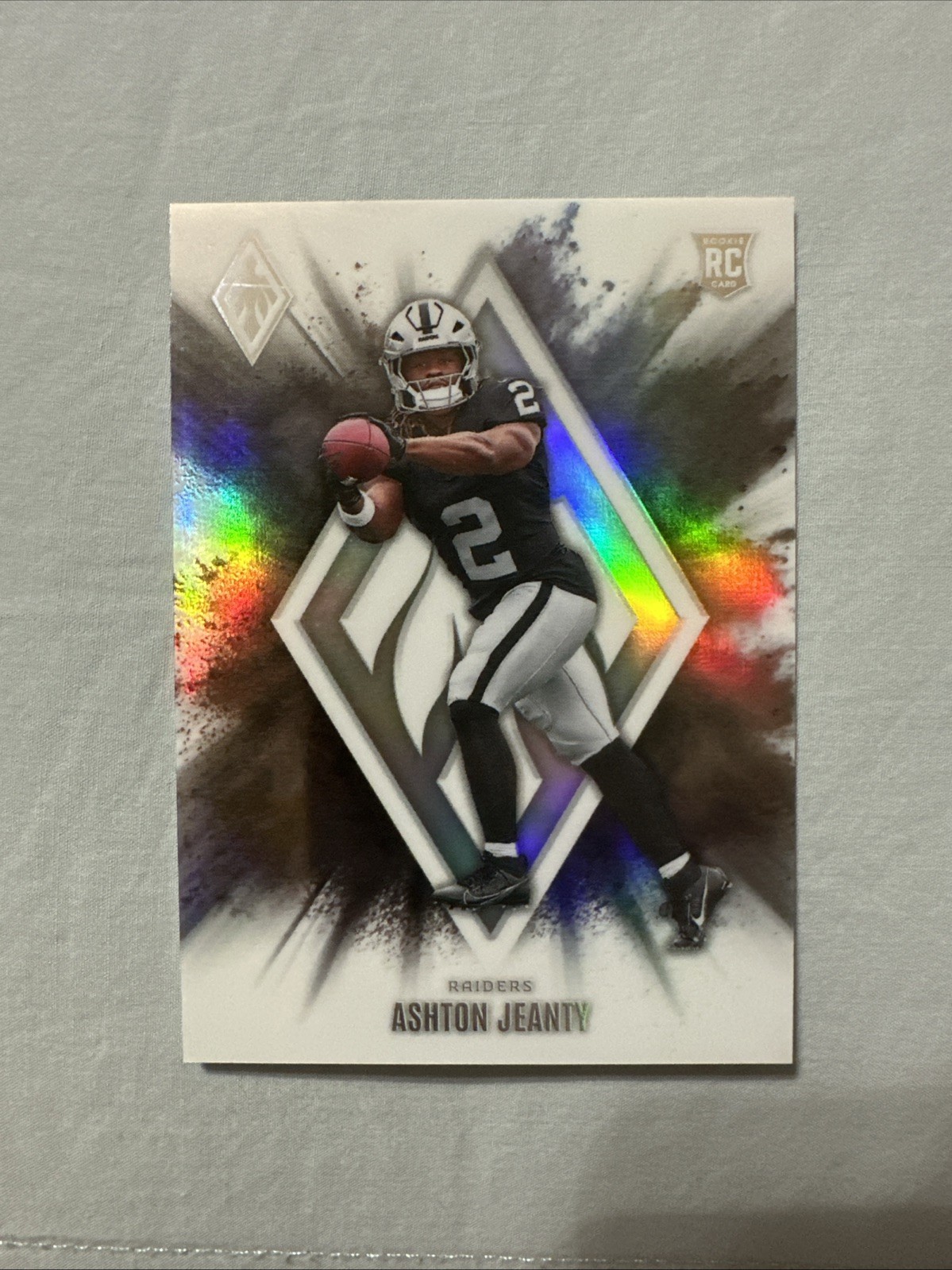 Ashton Jeanty Rookie Color Blast 2025 Phoenix Panini 13 Raiders Case Hit SP RC A