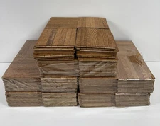 57 sq ft Solid Oak Parquet hardwood flooring 12x12x5/16 Tongue Groove 7 fingers