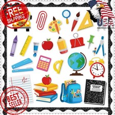 40Pcs Composition Classroom Decor Back to School Bulletin Board Decorations C...