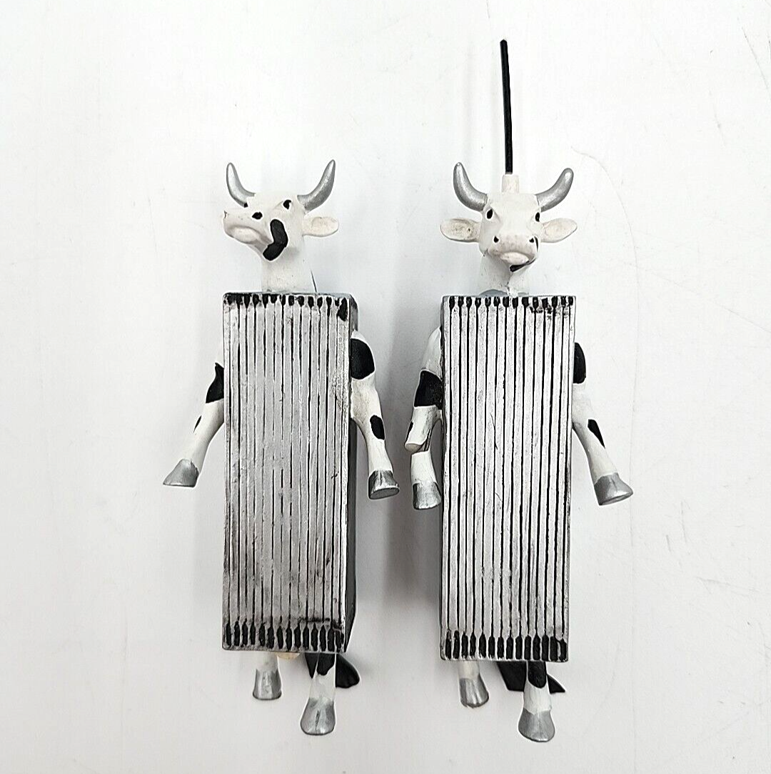 RARE WTC “The Twin Cowers” NYC Cow Parade Minis # 1 & # 2 | eBay