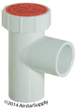 Diversitech ET-75 A/C Easy Tee - 3/4 Condensate Tee with Service Port