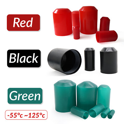 Adhesive Glue Lined Heat Shrink End Cap Heatshrink Seal Tubing Wrap 8mm - 85mm