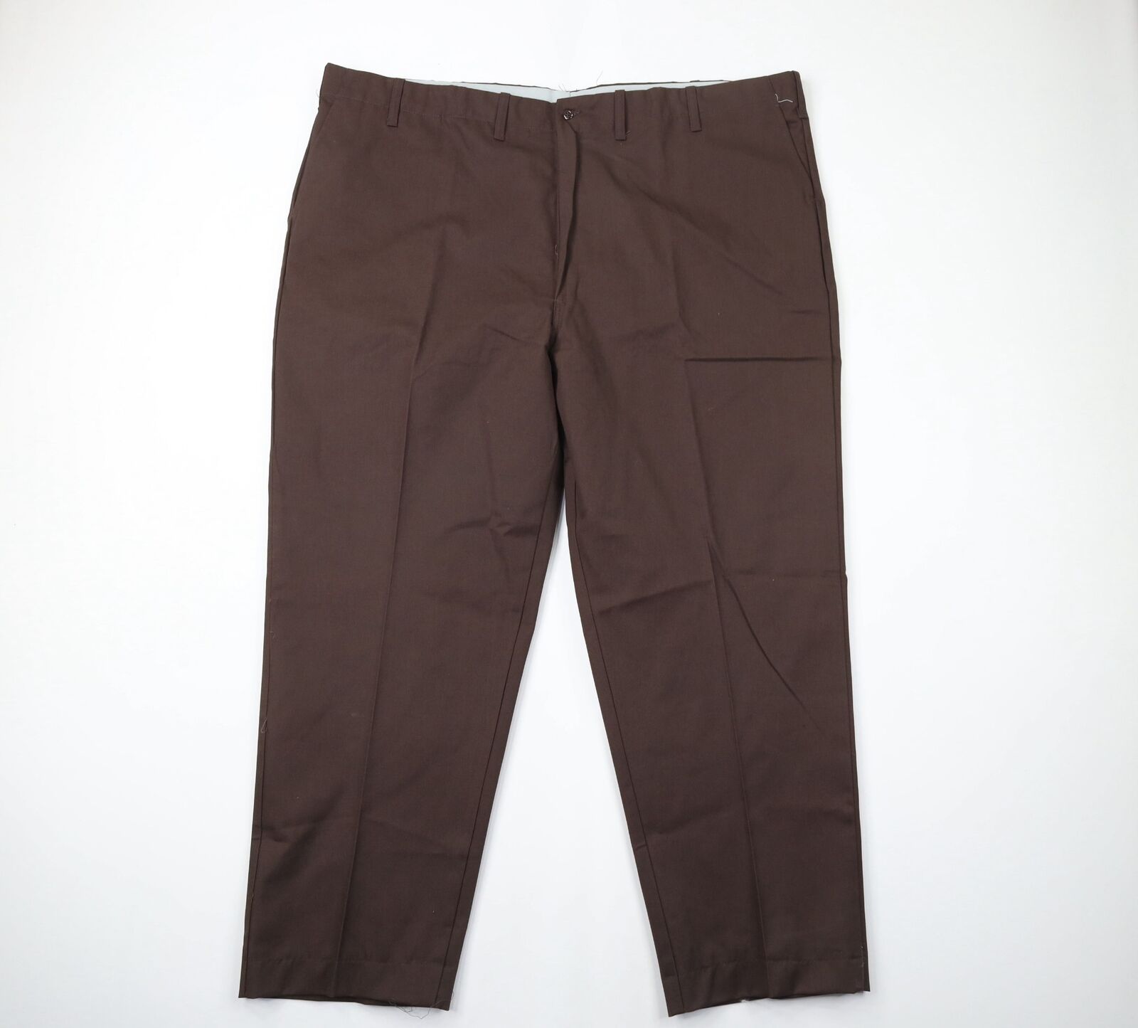 vintage processing wide work pants brown-eastgate.mk