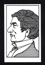 William Seward Alaska 1998 Lang Gang Picture Perfect Game of Famous Faces Card