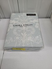 Laura Ashley W112 x Drop 183cmJosette Blackout Pencil Pleat Curtains, Duck Egg