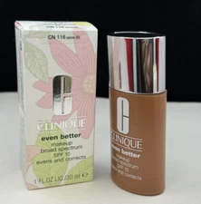 Clinique Even Better Makeup Broad Spectrum SPF 15 CN 116 Spice(D) 1 oz NIB