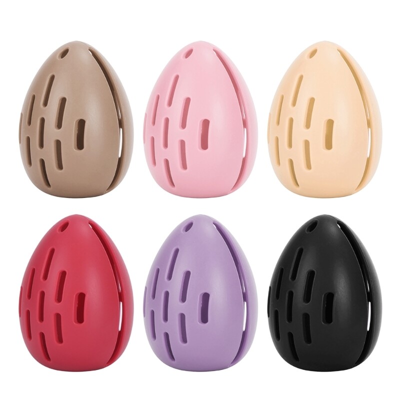 Silicone Makeup Sponge Holder with Travel Case for Beauty Blenders-image