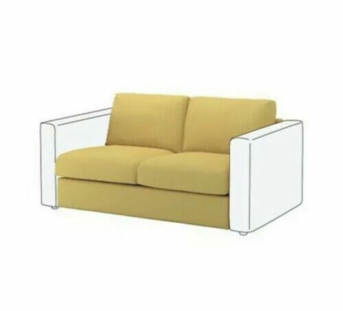 Ikea Vimle Loveseat 2 Seat Sofa Section Cover Golden Yellow