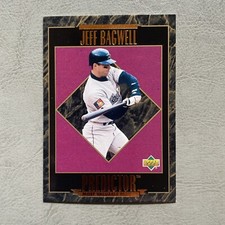 1995 Upper Deck Predictor MVP Jeff Bagwell H6 Nr. Mt.-Mt. Ungraded. Pre-owned. 
