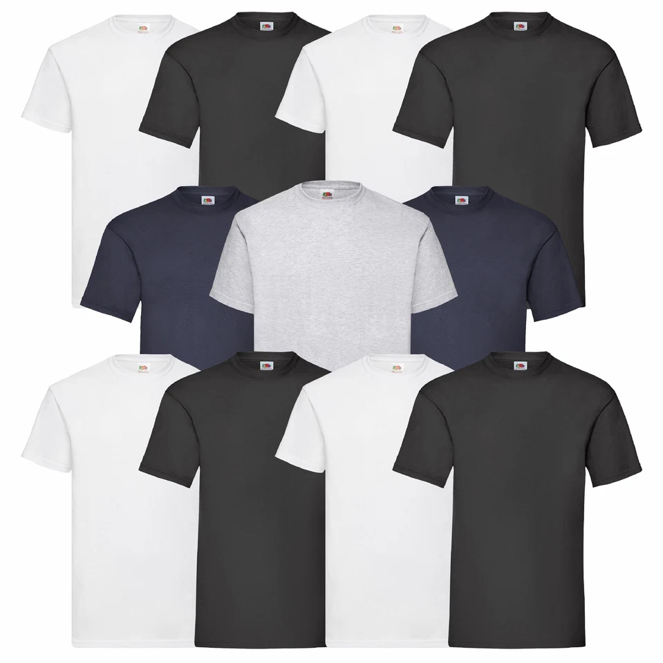3er 5er oder 10 Pack Fruit of the Loom Heavy Cotton T schwere T-Shirt Qualität - Bild 1 von 1