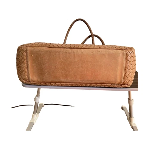 Bottega Veneta Intrecciato Roma Tote Bag Leather Handbag Vintage FOR REPAIR  - Picture 7 of 8