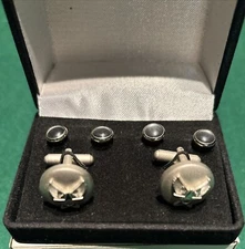 USAF Air Force Hap Arnold Cufflinks & Shirt Studs Mess Dress New Vanguard