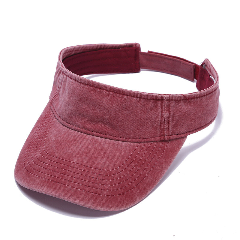 Zonbailon Men's hat Denim empty top solid color baseball cap Sports hat