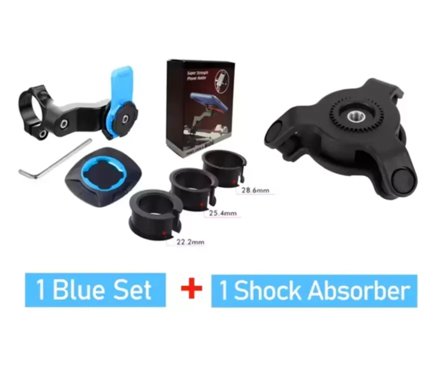 Supporto Telefono Bici Moto 360° Rotante con Staffa Sicura per Navigazione GPS - Miniatura 10
