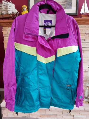 Purple Teal Yellow Colorblock Jacket | eBay