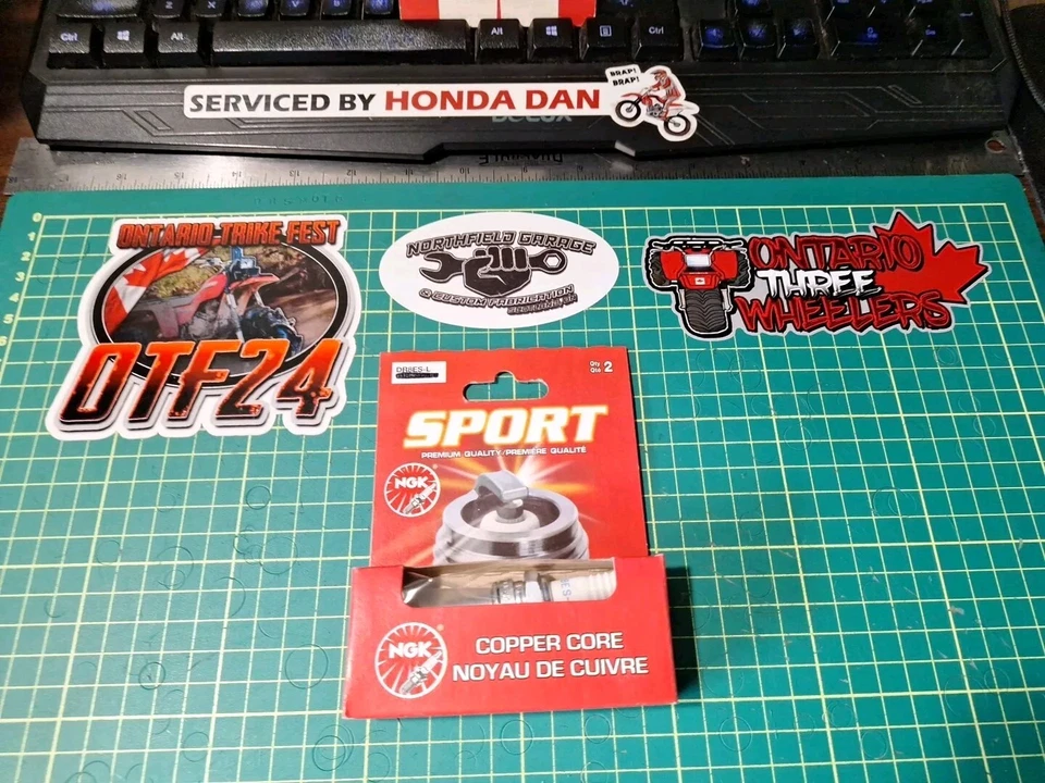 Свечи зажигания Honda ATC TRX XR XL TR TLR NGK сделано в Японии DR8ES-L подходят для 1980-2009 - Изображение 2 из 4