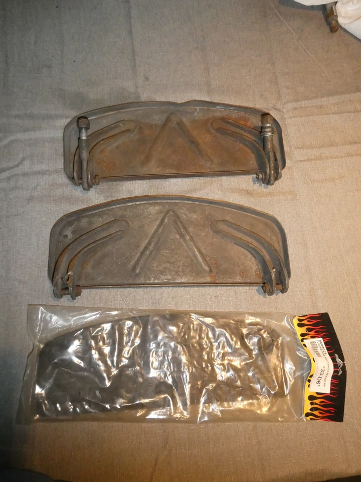 Harley Davidson Electra Glide 1972 cabeza de pala placas de piso para motocicleta Foto 2 de 4