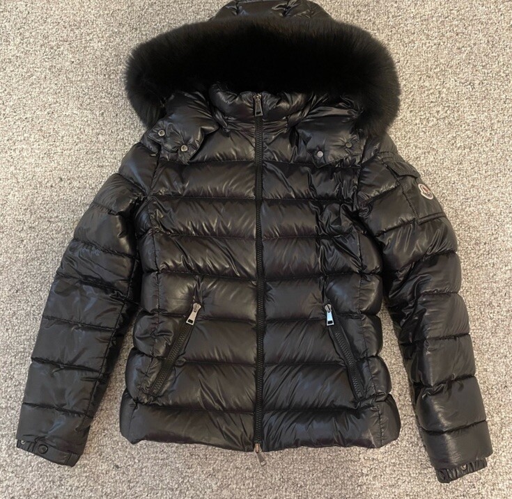 Moncler Black Badyfur Giubbotto Down Jacket W/ Fox Fur Trim Moncler Black Badyfur Giubbotto Down Jacket W/ Fox Fur Trim