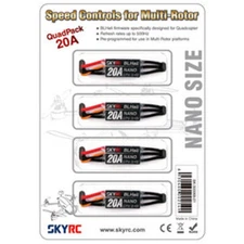 SKY RC SK-300068-01 20A NANO Speed Controls for Multi-Rotor (4)