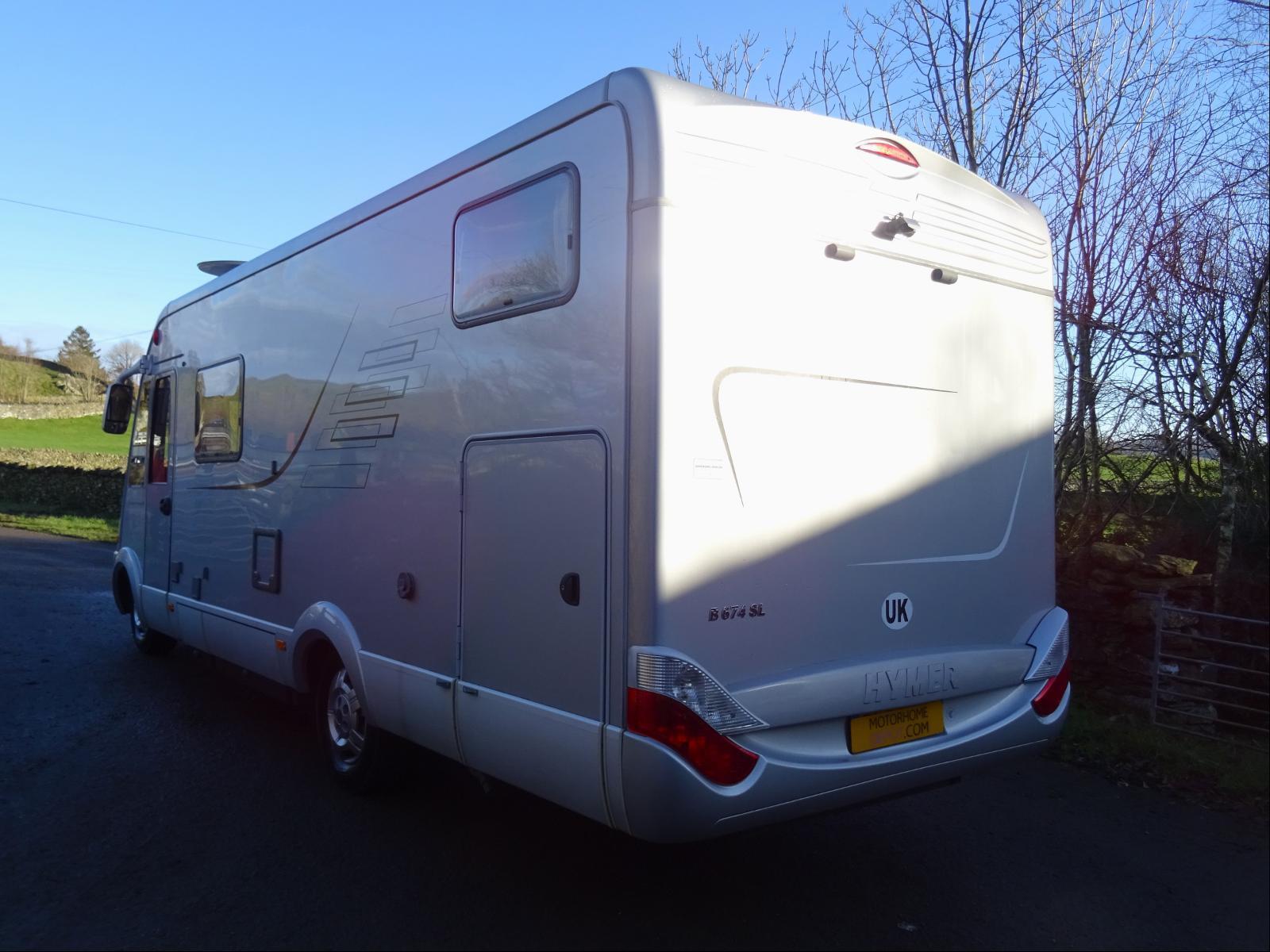 Hymer B674 SL 2009 4 Berth Rear Fixed Bed Motorhome for sale eBay