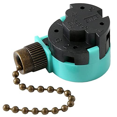 3 Speed 4 Wire Zing Ear Ceiling Fan Switch ZE-268S6 Bronze Light-image