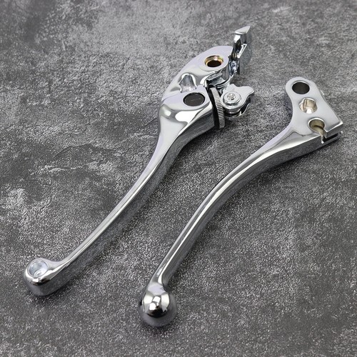 Leviers Frein Embrayage Polished Silver Honda CBR 600 F Hornet CB900 - Paire Gauche Droite
