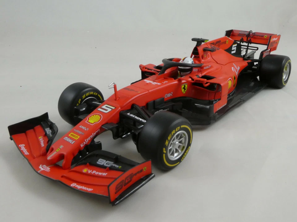 BBurago Burago Ferrari SF90 #5 Sebastian Vettel 2019 1/18 18-16807V - Immagine 2 di 4
