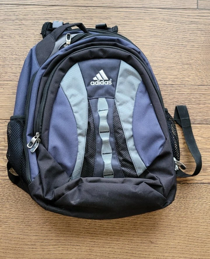 Adidas Prime Large School Backpack LoadSpring Black Blue White 19