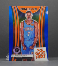 2019-20 NBA Hoops Premium Stock DARIUS BAZLEY We Got Next Blue Prizm #16 Thunder