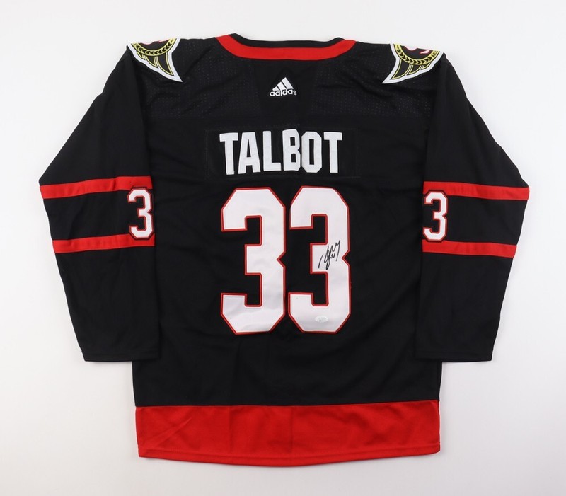 RARE !!! Anton Forsberg Signed Talbot Jersey (JSA)