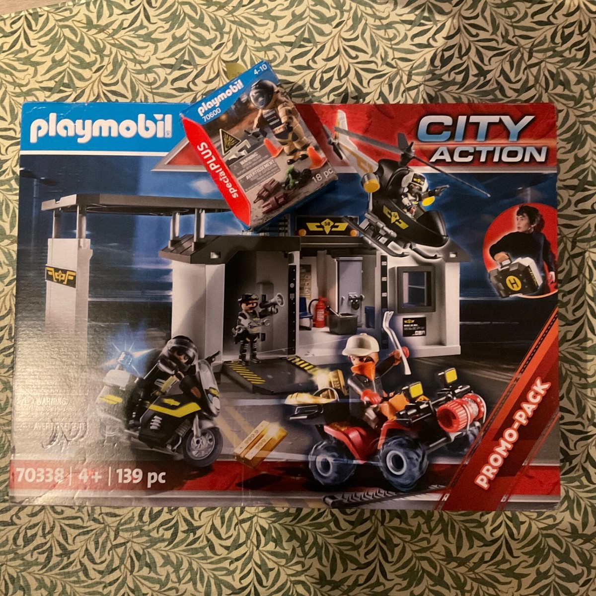 Playmobil Set Police City 70338 take along headquarters 70600