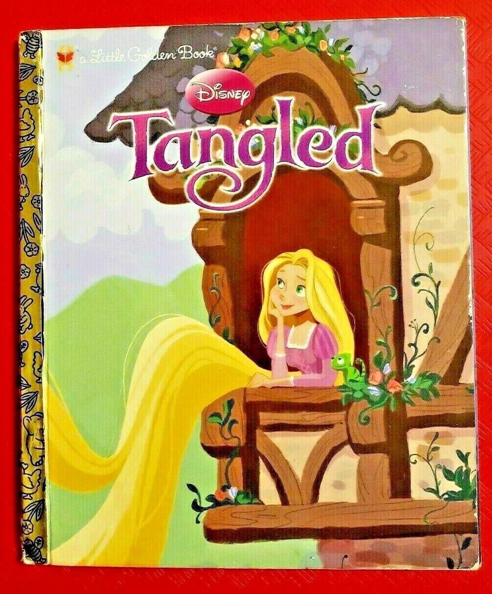 a Little Golden Book Disney TANGLED adapted by Ben Smiley (2010 hardcover)