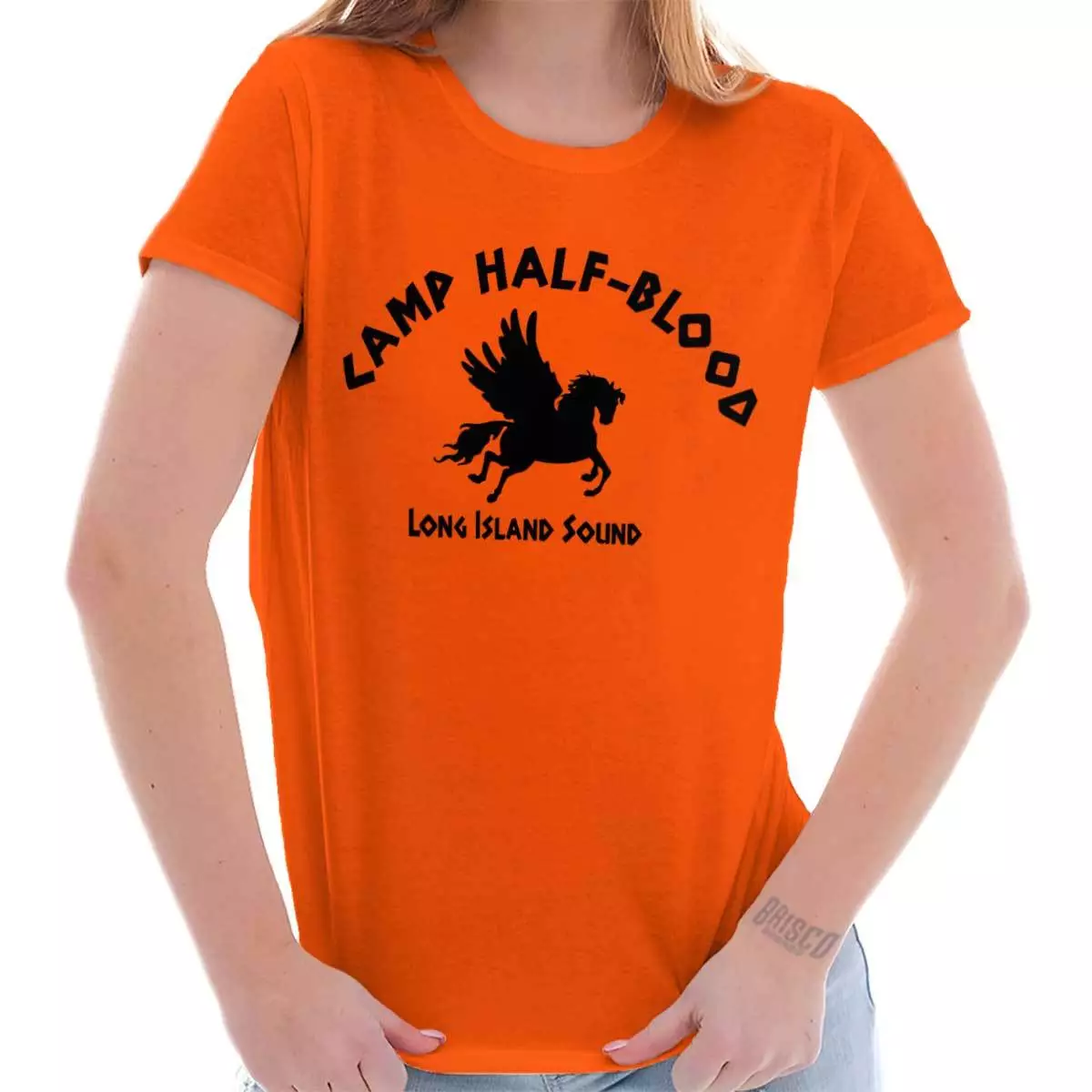 Camp Half Blood Unisex T-shirt. Long Island Sound Greek gods Orange shirt  S-3XL.