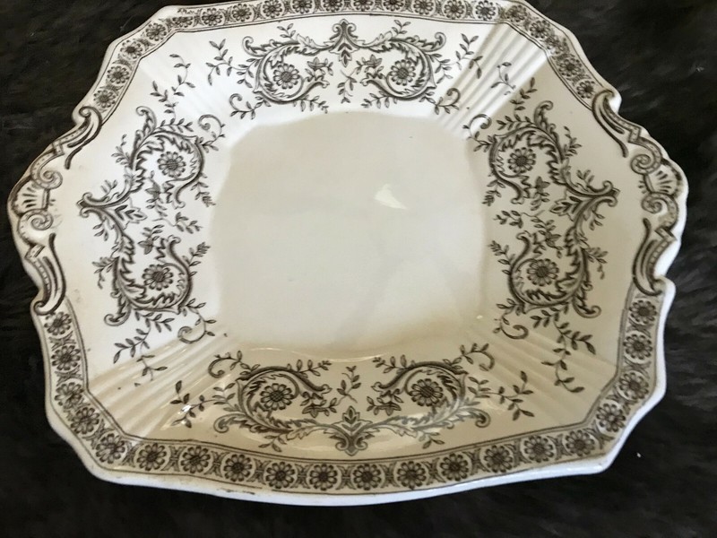 Ridgeways Stoke on Trent Royal Semi Porcelain Burlington # 72235 Platter C.1926 