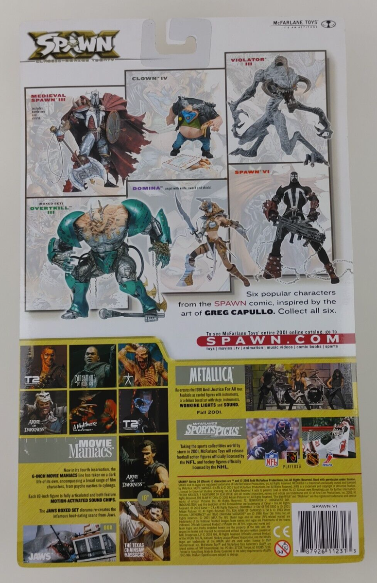 Spawn VI 6 Classic Series Twenty 20 Ultra Action Figure Todd