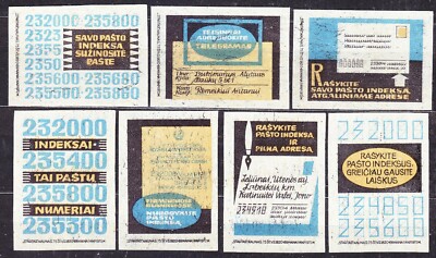 SU LTSR 1972 Matchbox Label #09-7 Set, Indicate zip code.