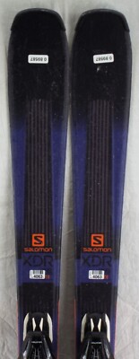 18-19 Salomon XDR 76 STR Used Men's Demo Skis w/Bindings Size 150cm #089587