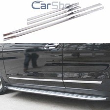 Chrome Titanium Car Body Door Side Molding Sill Guard For Benz Gle Gls 2016-2019 Chrome Titanium Car Body Door Side Molding Sill Guard For Benz Gle Gls 2016-2019