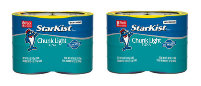 StarKist Chunk Light Tuna in Water, 5 oz, 8 Cans ( 2 Pack)