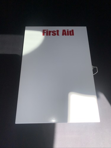metal first aid box empty