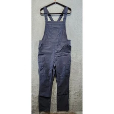 Duluth Trading Co Overalls Womens Size 14 Regular Lightweight Cargo Casual