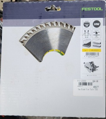 495377 491952 for festool Track Saw Blade 160mm（6 1/4''）, 2.2mm, 20mm, TS 55