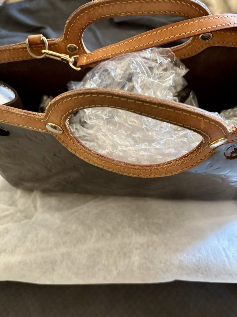くろゔぁに。　0504 Louis Vuitton Roxbury Drive Shoulder Bag Purple Leather for sale