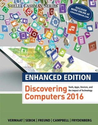 Enhanced Discovering Computers 2017 by Misty Vermaat (English) Paperback Book