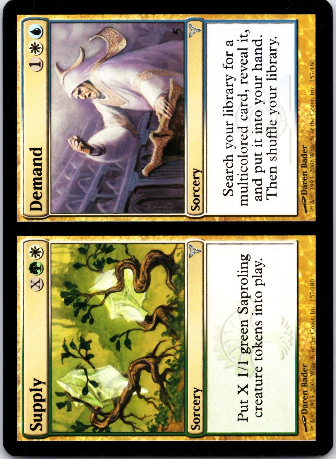 Supply // Demand 157 Uncommon Dissension Magic: The Gathering Lightly Played
